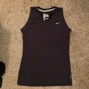 Black Nike dri-fit cotton tee - small